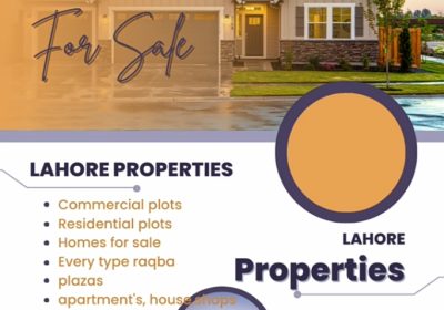 Lahore properties available, all types of properties available,landetc