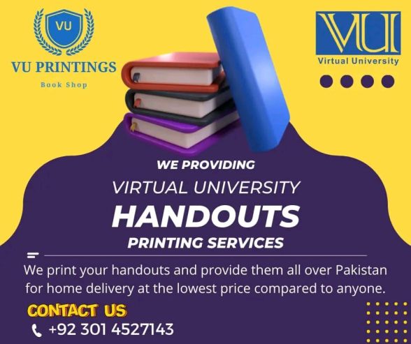 Vu oxford Handouts shop