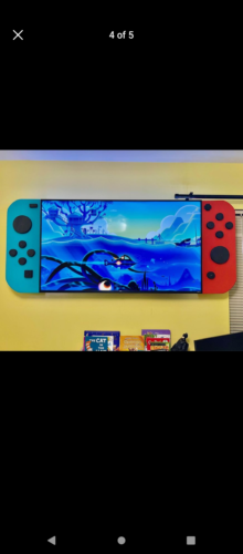 Nintendo switch joycon cabinet with extras