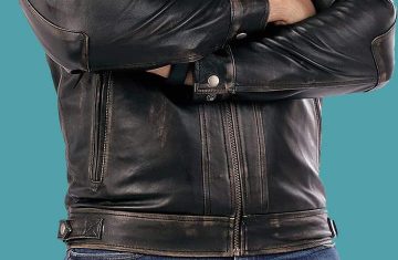 Leather Men Jacket.